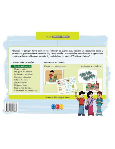 Empieza el colegio · Cuento de estructuración lingüística