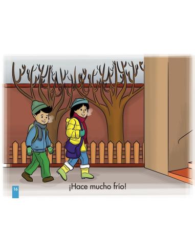 En invierno hace frío · Cuento de estructuración lingüística