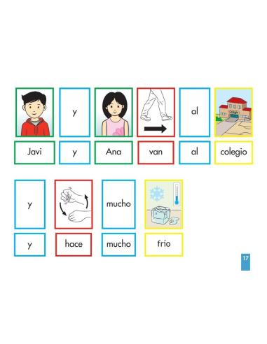 En invierno hace frío · Cuento de estructuración lingüística