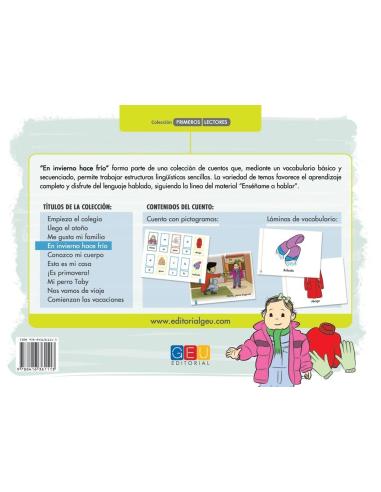 En invierno hace frío · Cuento de estructuración lingüística