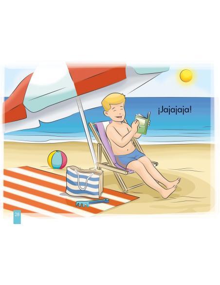 Comienzan las vacaciones · Cuento de estructuración lingüística