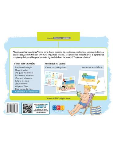 Comienzan las vacaciones · Cuento de estructuración lingüística