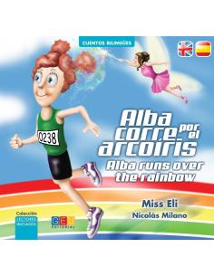 Alba corre por el arcoíris · Alba runs over the rainbow