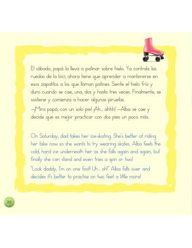 Alba corre por el arcoíris · Alba runs over the rainbow