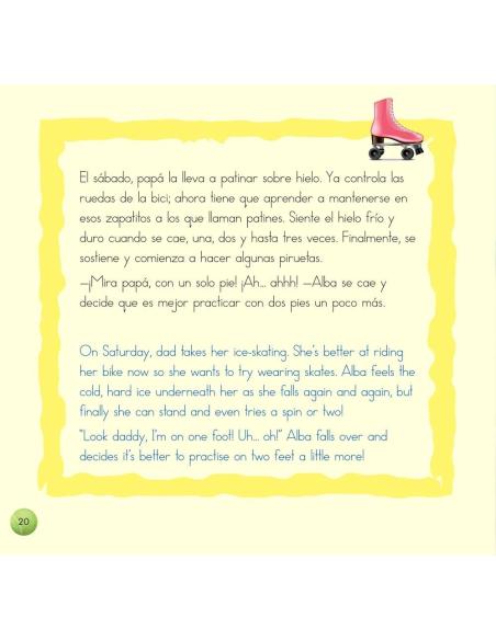 Alba corre por el arcoíris · Alba runs over the rainbow