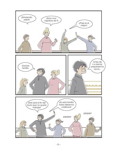 Cuentos y fábulas en cómic: El burro y la sal