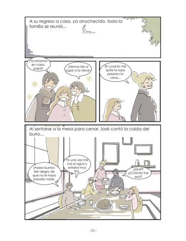 Cuentos y fábulas en cómic: El burro y la sal