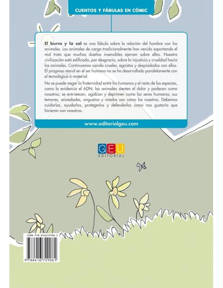 Cuentos y fábulas en cómic: El burro y la sal