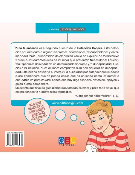 Pi no te entiende · Un cuento sobre el síndrome de Asperger