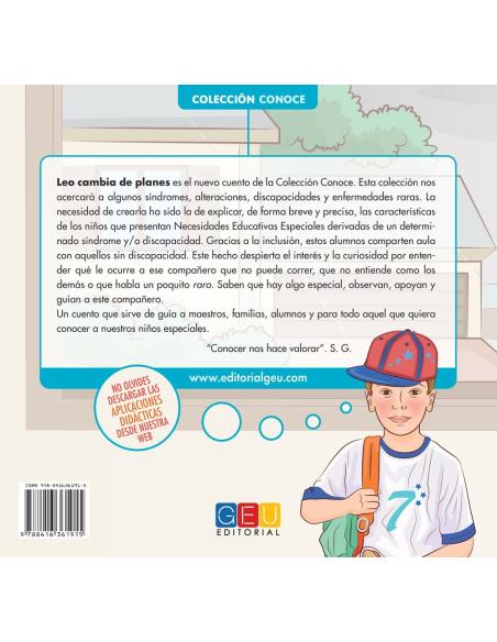 Leo, cambio de planes · Un cuento sobre el trastorno del espectro autista (TEA)