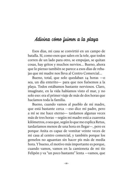 Pablito González de vacaciones en el mar