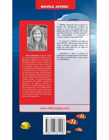 Pablito González de vacaciones en el mar