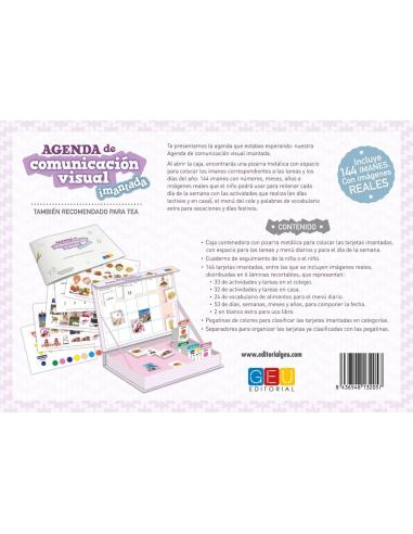Agenda de comunicación visual imantada