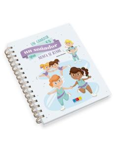 Libreta "Un ganador es un soñador que nunca se rinde" · A5 · Tapa dura