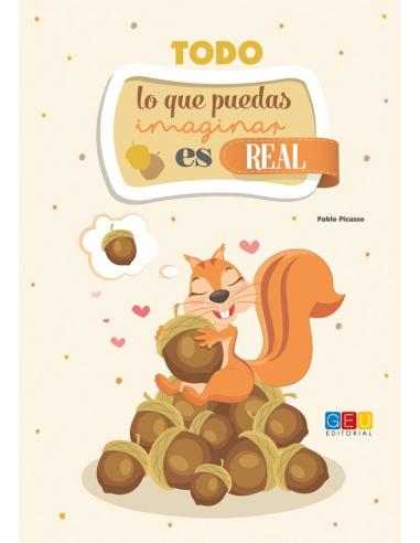 Libreta "Todo lo que puedas imaginar es real" · A5 · Tapa dura