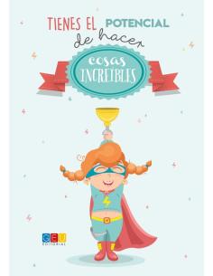 Libreta "Tienes el potencial de hacer cosas increíbles" · A4 · Tapa dura 2