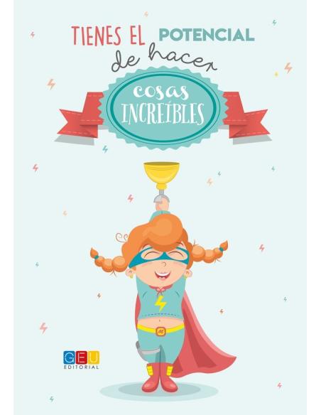 Libreta "Tienes el potencial de hacer cosas increíbles" · A4 · Tapa dura