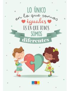 Libreta "Lo único en lo que somos iguales, es en que todos somos diferentes" · A5 · Tapa blanda 2