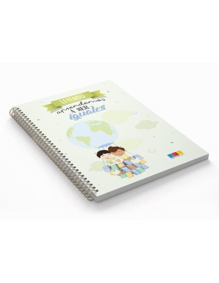 Libreta "Leyendo aprendemos a ser iguales" · A5 · Tapa blanda