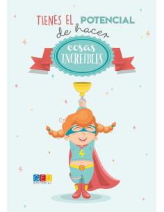 Libreta "Tienes el potencial de hacer cosas increíbles" · A5 · Tapa blanda 2