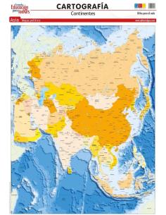 Mapa de Asia. Político