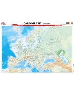 Mapa de Europa. Físico