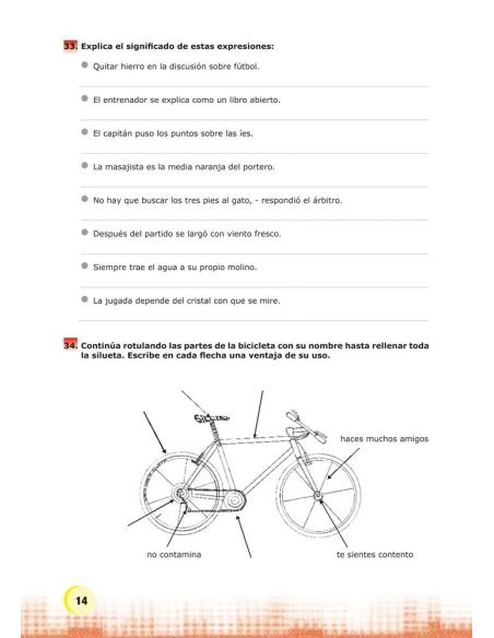 Palabras. Expresión y vocabulario · Nivel 2. Cuaderno 8: Los deportes y el juego
