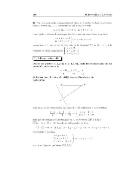 Compendio de problemas de matemáticas VI. Álgebra II y Geometría II · Bachillerato