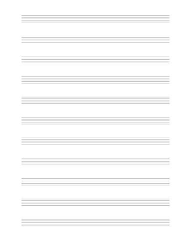 Cuaderno de música · Formato A4