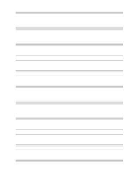 Cuaderno de música · Formato A4