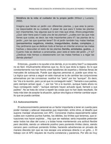 Problemas de conducta: Intervención conjunta de padres y profesores