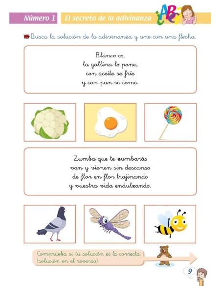El secreto de la adivinanza. Cuaderno 1