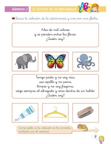 El secreto de la adivinanza. Cuaderno 2