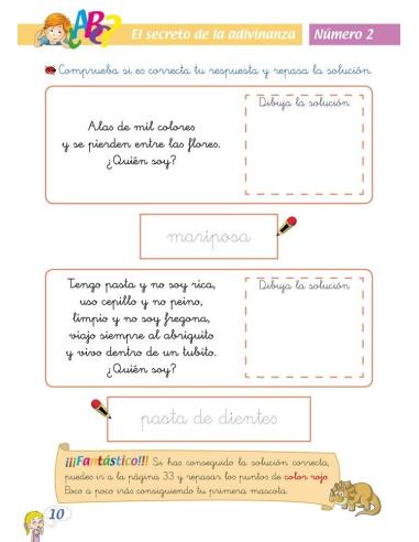 El secreto de la adivinanza. Cuaderno 2