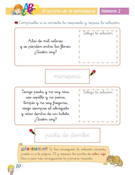 El secreto de la adivinanza. Cuaderno 2