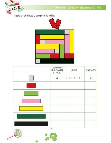 Regletas 2. Cálculo y algoritmos (0-10)