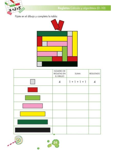 Regletas 2. Cálculo y algoritmos (0-10)