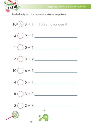 Regletas 2. Cálculo y algoritmos (0-10)