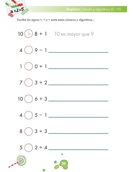Regletas 2. Cálculo y algoritmos (0-10)