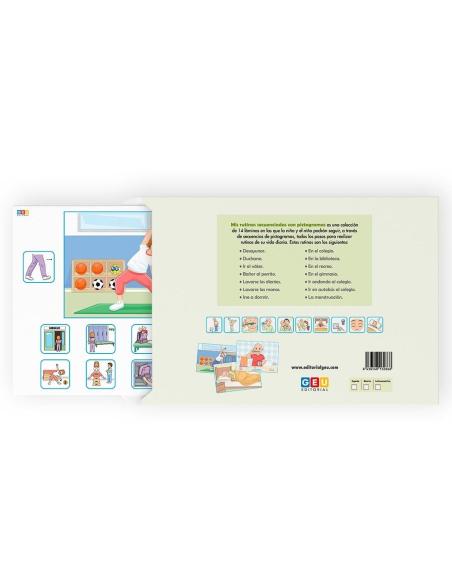 Mis rutinas secuenciadas con pictogramas (versión chica)