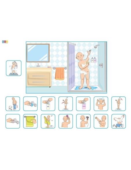 Mis rutinas secuenciadas con pictogramas (versión sin género)