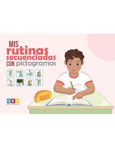 Mis rutinas secuenciadas con pictogramas (versión chico)