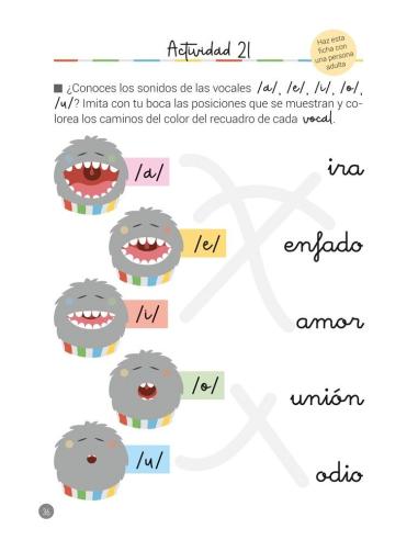 La Boca de las Letras · Cuaderno de actividades para Educación Infantil 5 años