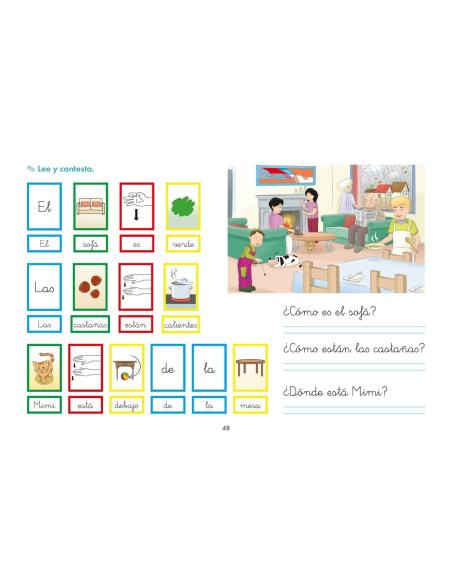 Cuaderno de lectoescritura Otoño - Invierno Enséñame a hablar 2