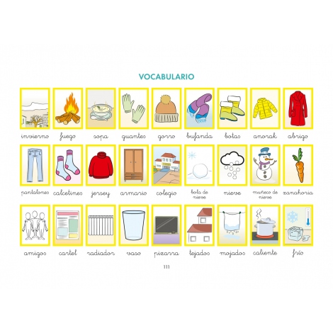 Cuaderno de lectoescritura Otoño - Invierno Enséñame a hablar 2