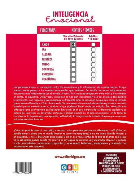 Inteligencia emocional: Amor - 3º ciclo de primaria