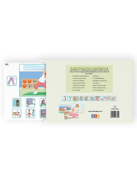 Mis rutinas secuenciadas con pictogramas (versión chica)