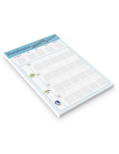 Pack planificador + libreta de pegatinas la casa GEU