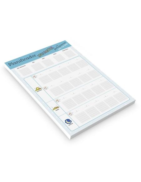 Pack planificador + libreta de pegatinas la casa GEU