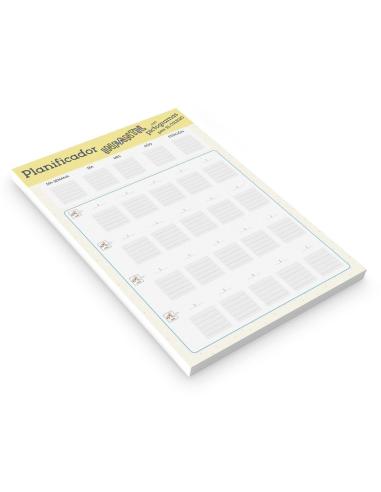 Pack planificador + libreta de pegatinas el colegio GEU